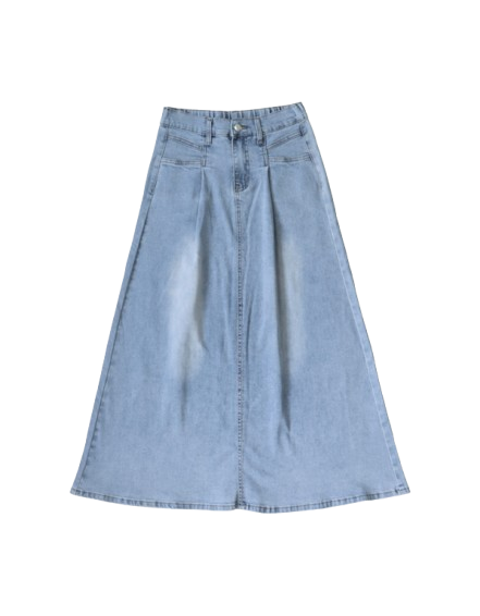 High-Waisted A-Line Skirt